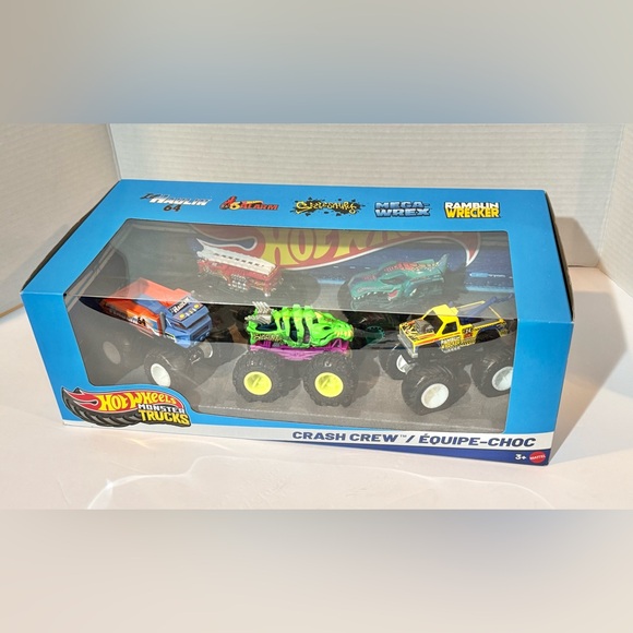 Hot Wheels Monster Trucks Crash Crew Brand New - Picture 9 of 12